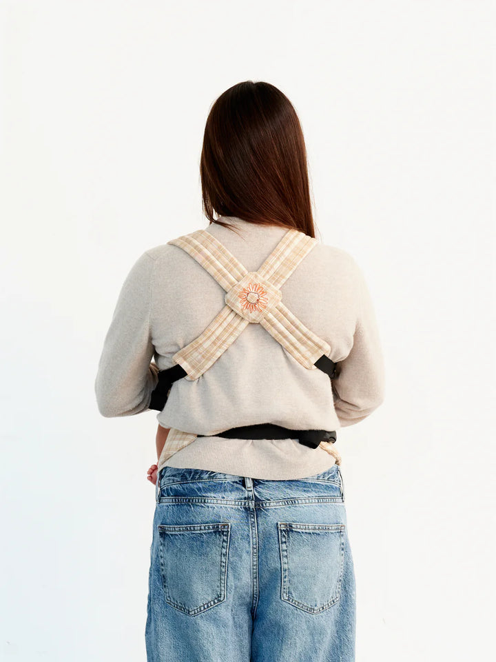 Moova Balance Baby Carrier - Mocha Check