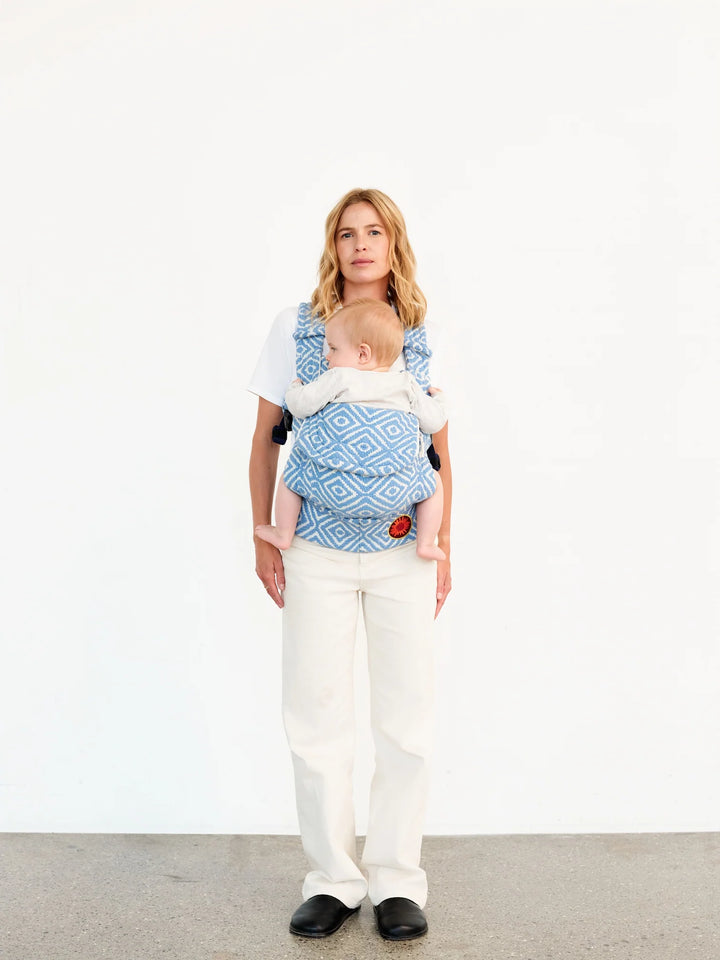 Moova Balance Baby Carrier - Blue Mosaic