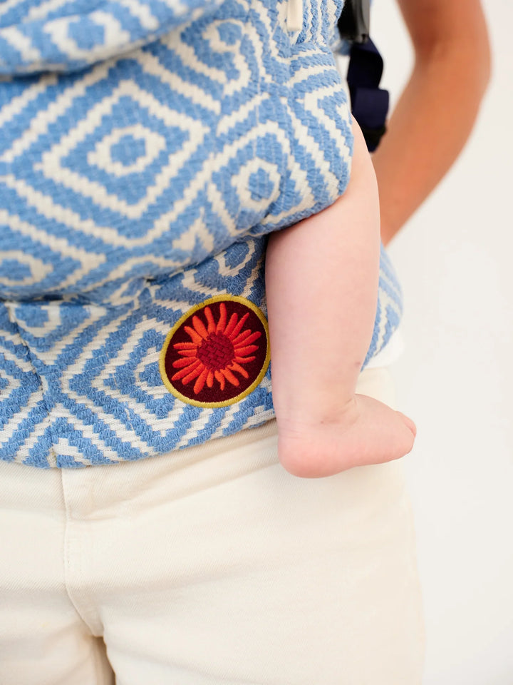 Moova Balance Baby Carrier - Blue Mosaic