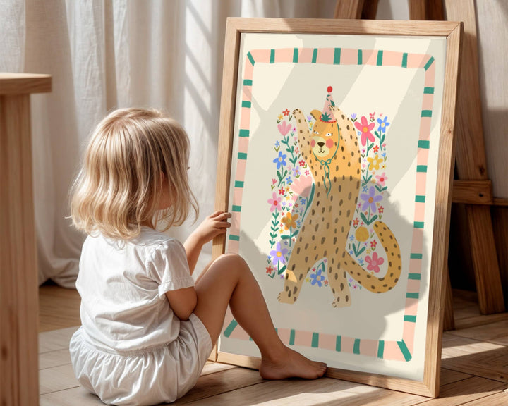 Kate Fox Design Luna Leopard Print - A3