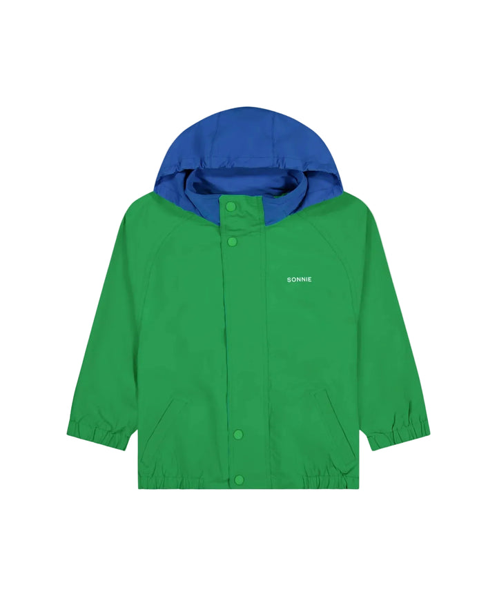 Sonnie Rain Jacket - Green / Blue