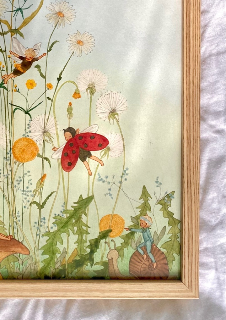 Tall Hat Tales Magic Garden Print - 30 x 40