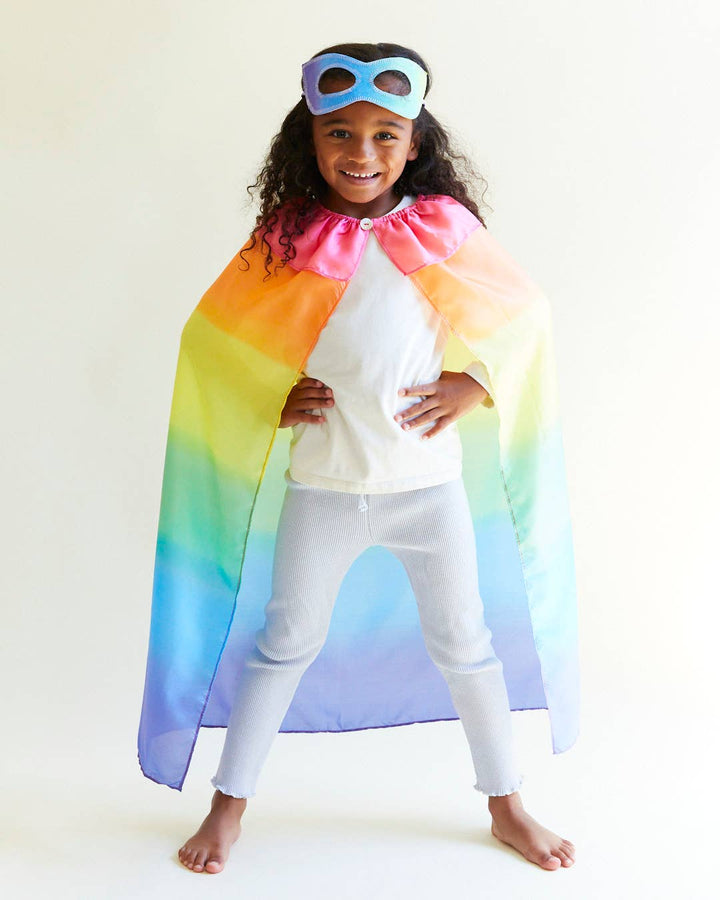Sarah’s Silks - Rainbow Cape