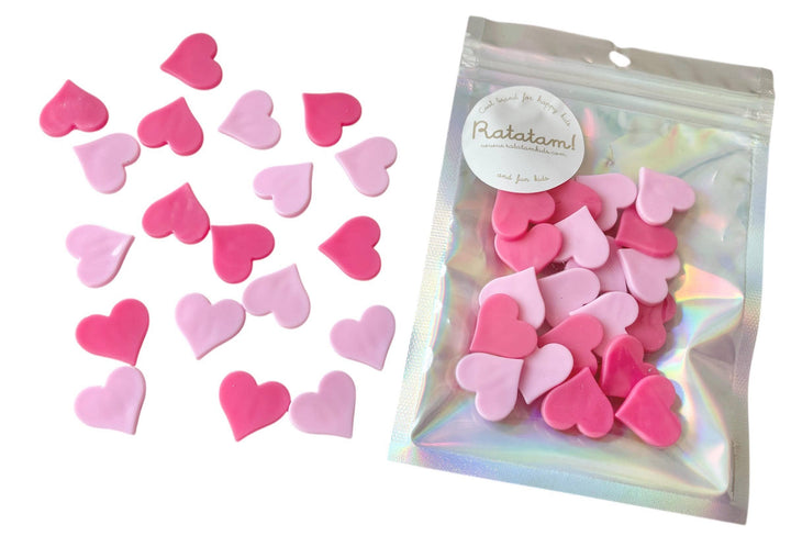 Ratatam! Clip-on Bike Accessories - Pink Hearts / Pre Order