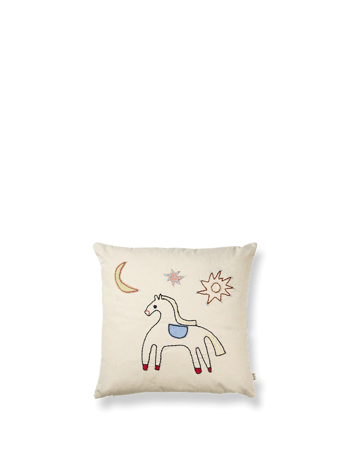 Ferm Living Naïve Cushion - Horse