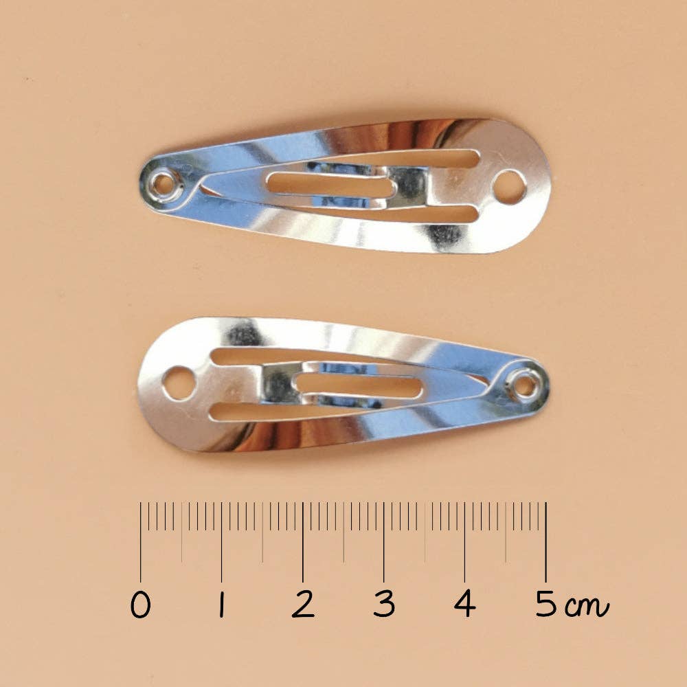 Luciole et Petit Pois Raspberry Ice Cream Hair Clips - Pair