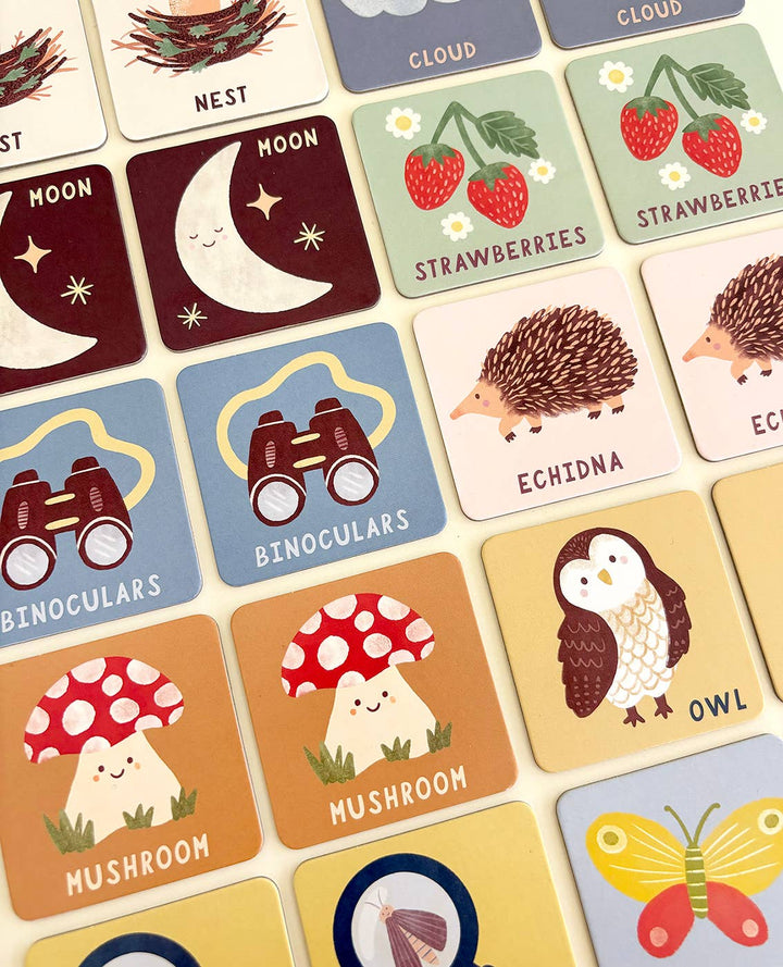 Lauren Sissons Studio - Forest Finds Memory & Matching Game