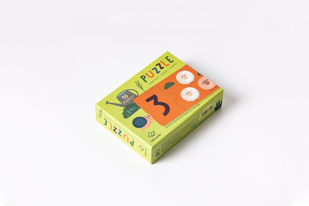 Edicare Editora Number Animal Puzzle