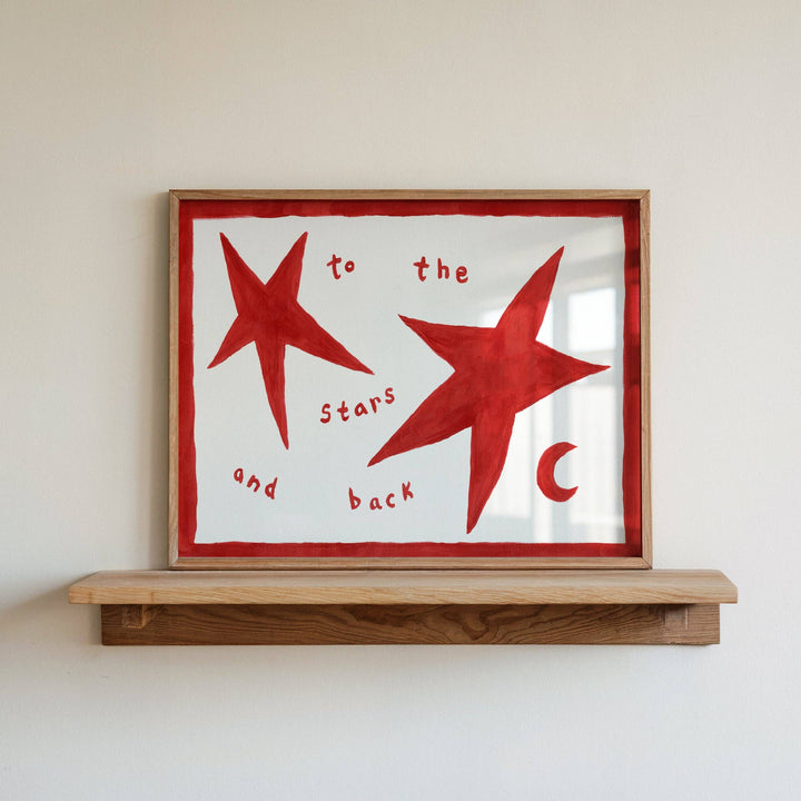 Lune Club To The Stars and Back Print - A3