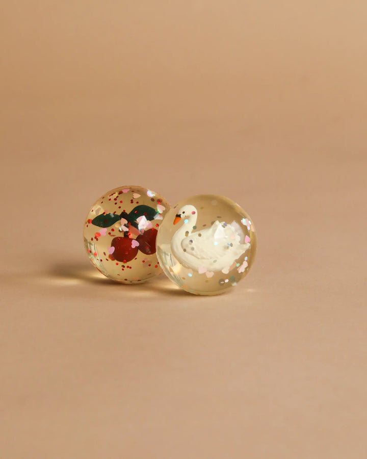 Konges Sløjd Bouncing Ball Set - Cherry / Swan