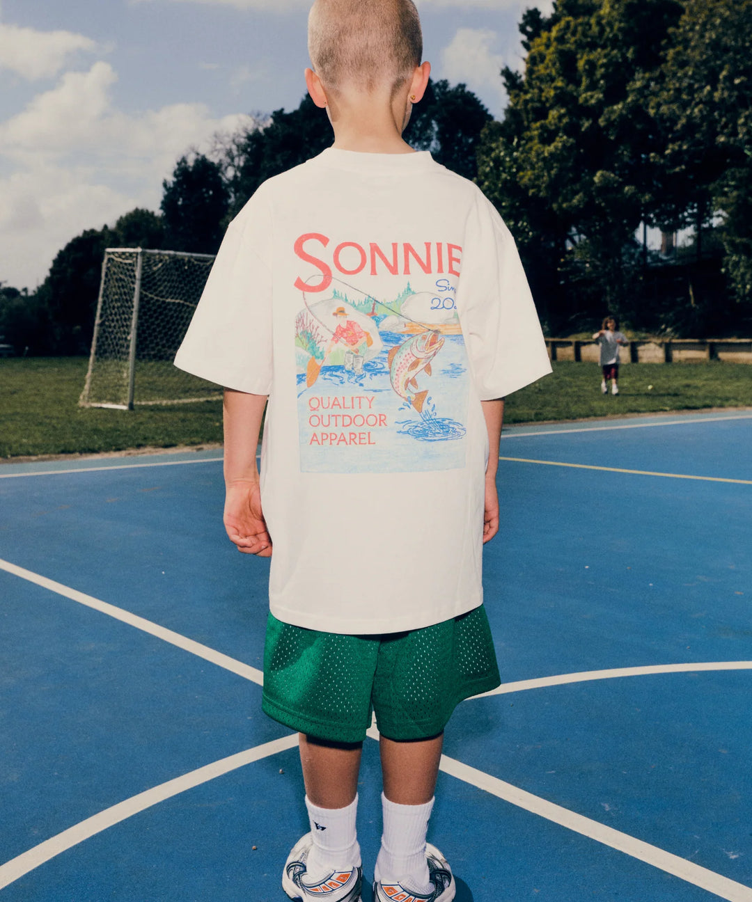 Sonnie Fly Fishing Tee - Off White