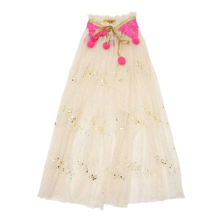 LE BIG Elanora Costume Cape - Feather White