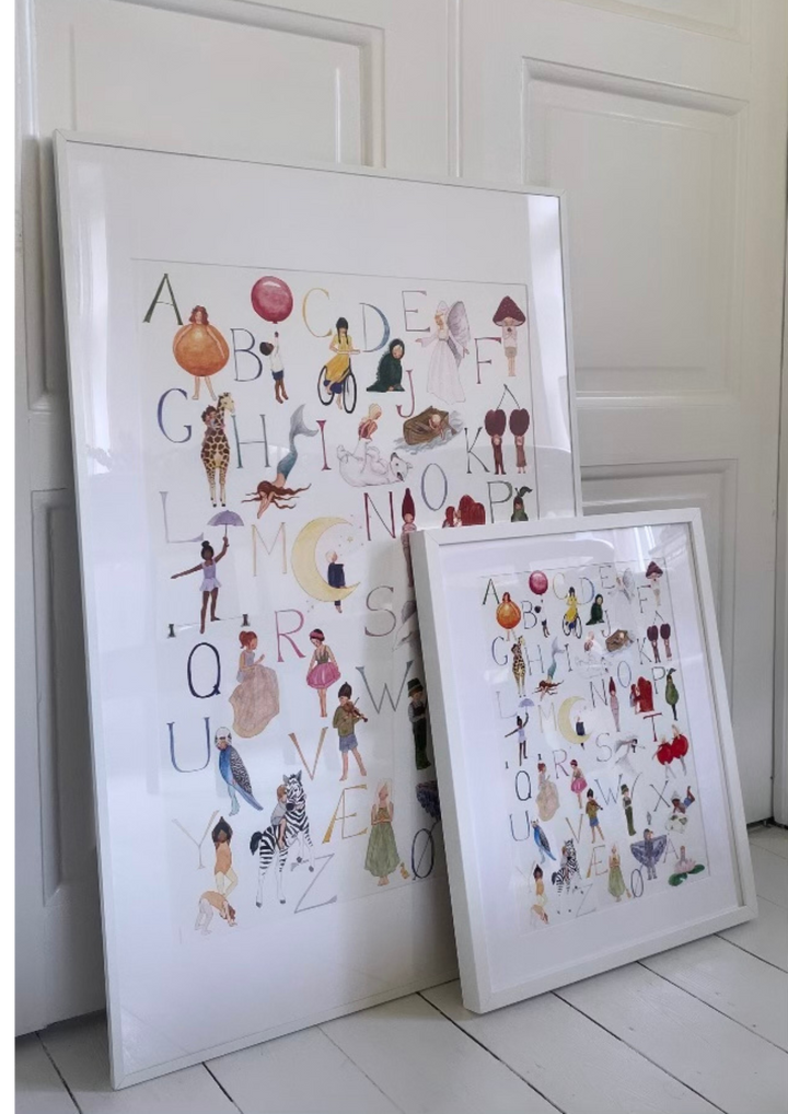 Tall Hat Tales ABC Print - 50 x 70