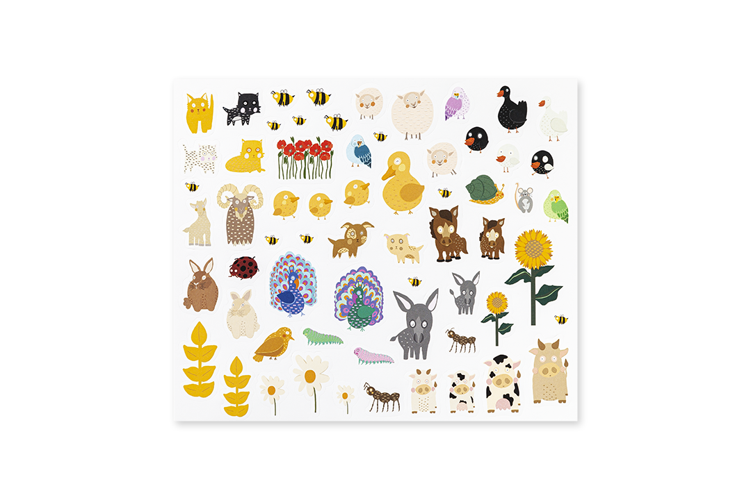 Edicare Editora 160 Sticker Set - Farm