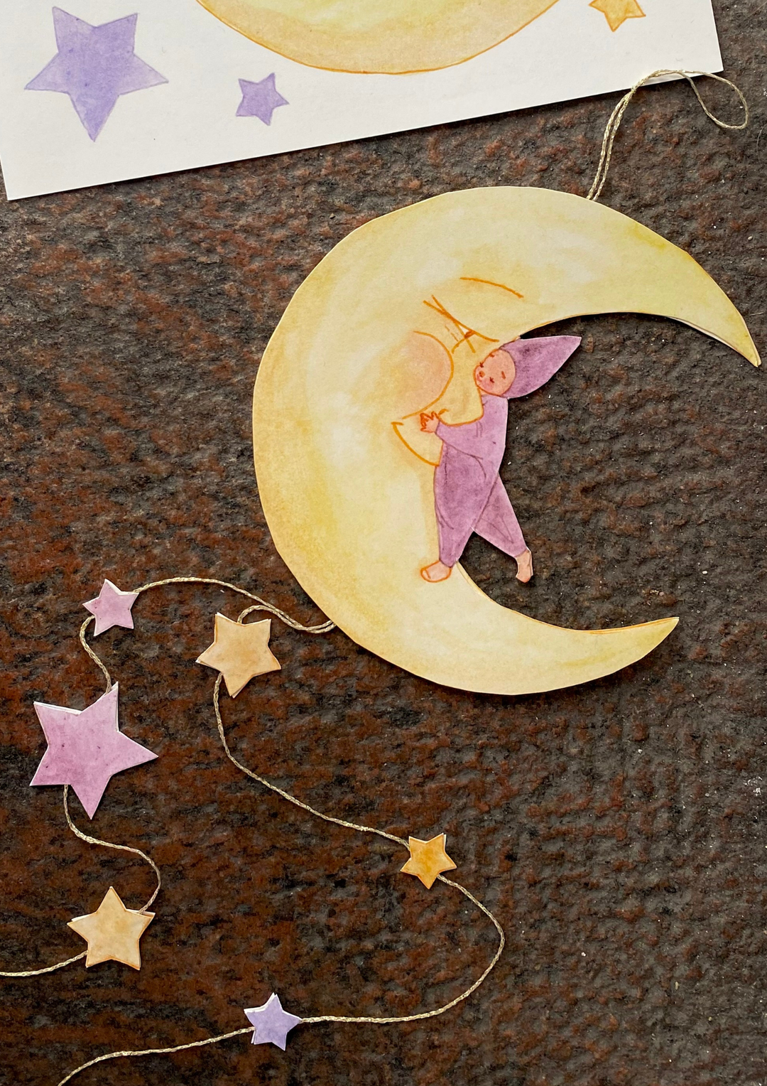 Tall Hat Tales Birthday Decoration - Månebarn