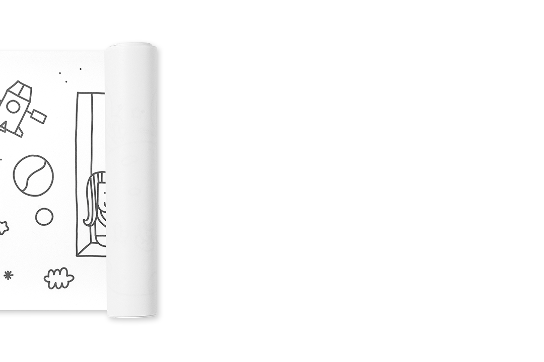 Edicare Editora Colouring 5 Metre Roll - Space