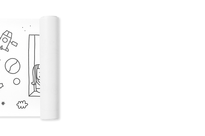 Edicare Editora Colouring 5 Metre Roll - Space