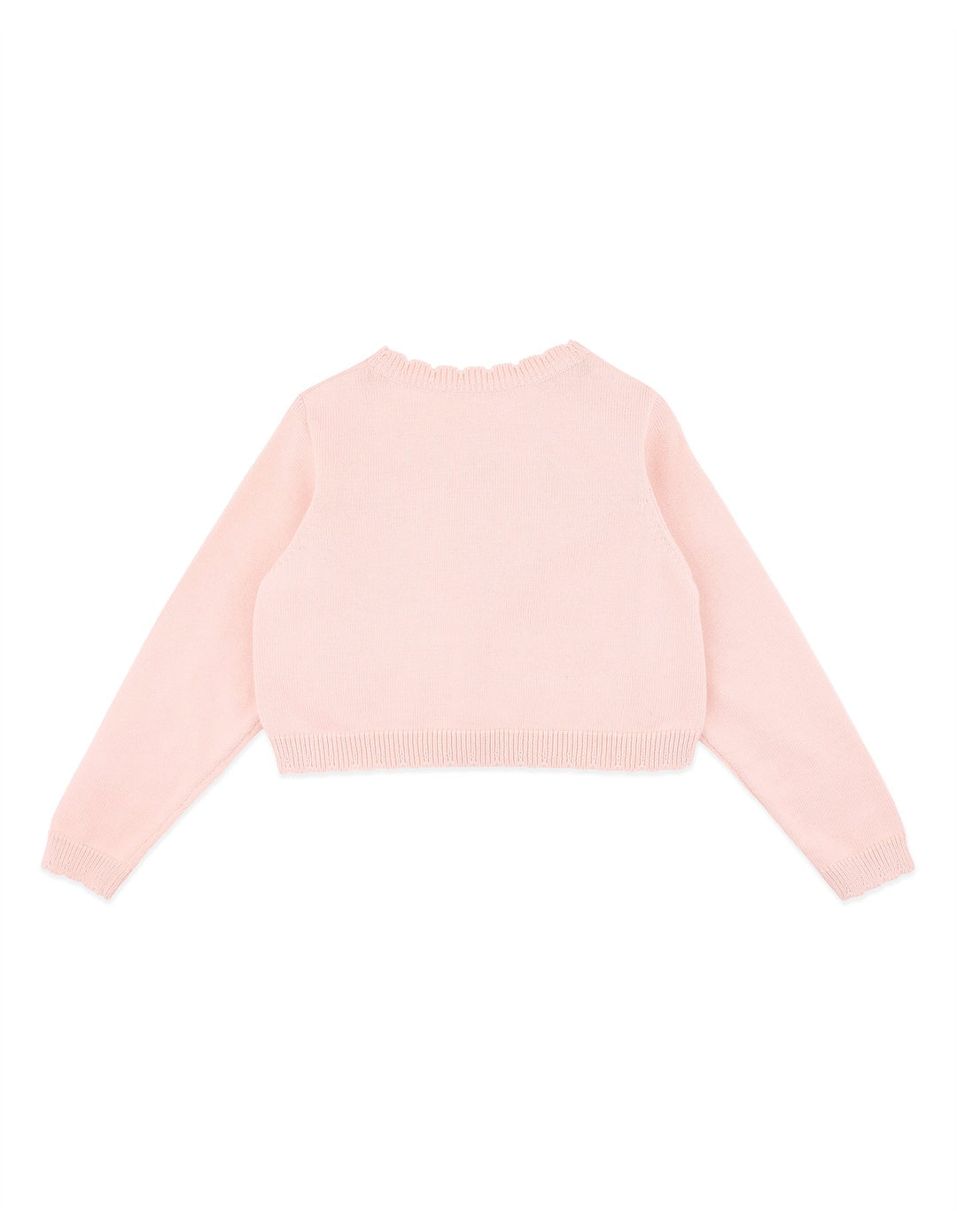 Bébé by Minihaha Poppy Embroidered Knit Cardigan - Pink