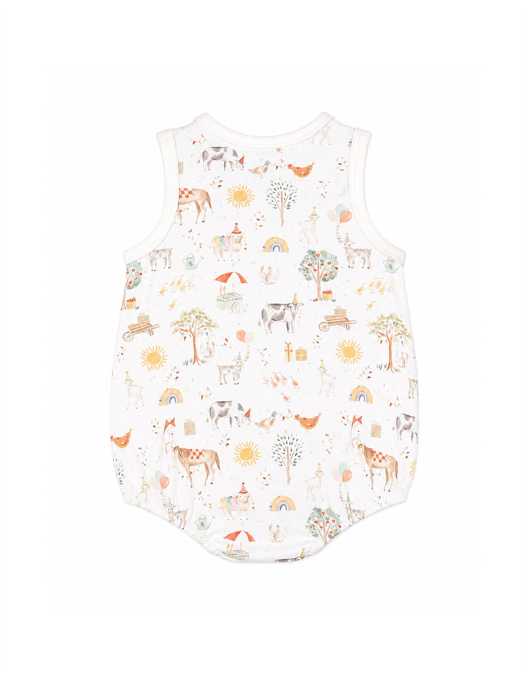 Bébé by Minihaha Button Up Bodysuit - Scout Print