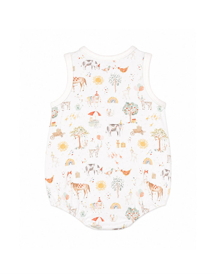 Bébé by Minihaha Button Up Bodysuit - Scout Print