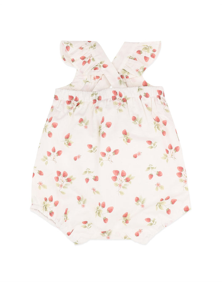 Bébé by Minihaha Poppy Romper - Strawberry Print