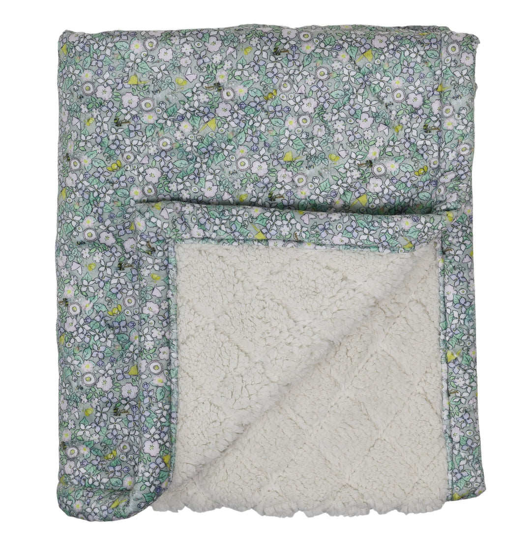 Rätt Start Children's Elsa Beskow Quilted Blanket - Flower Festival
