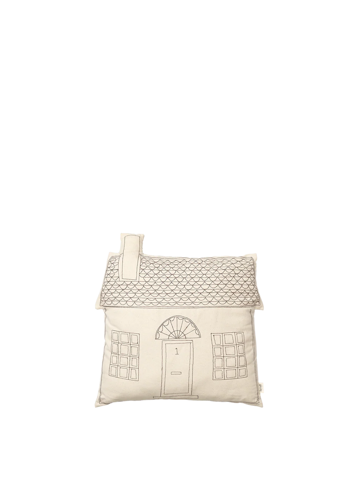 Ferm Living Abode Cushion - Cottage House