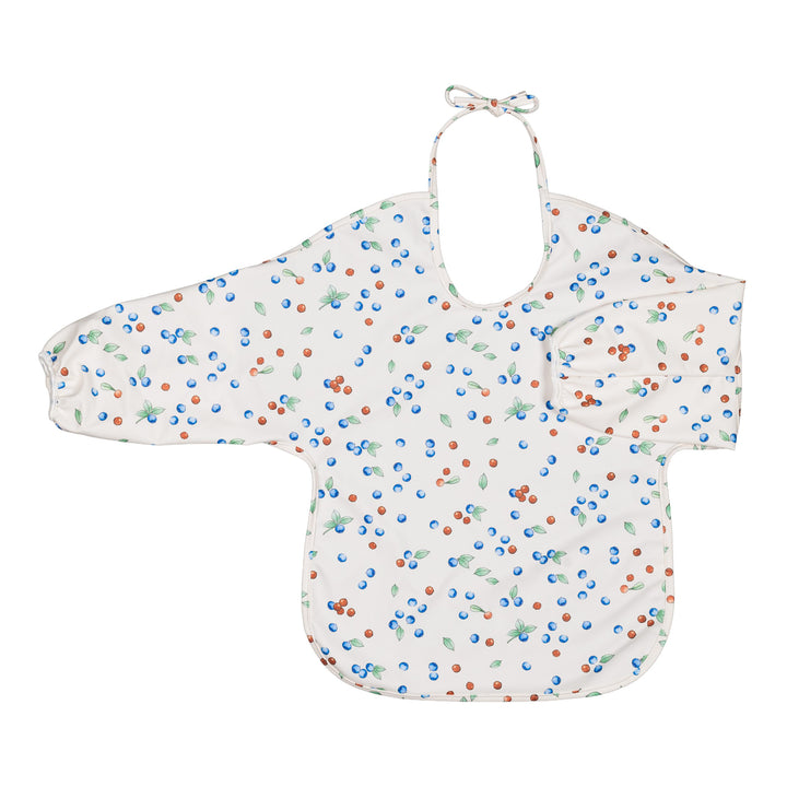 Rätt Start Elsa Beskow Bib with Sleeves - In The Blueberry Forest