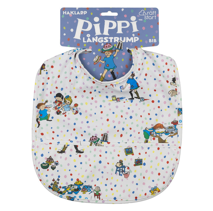 Rätt Start Pippi Bib - Pippi Birthday