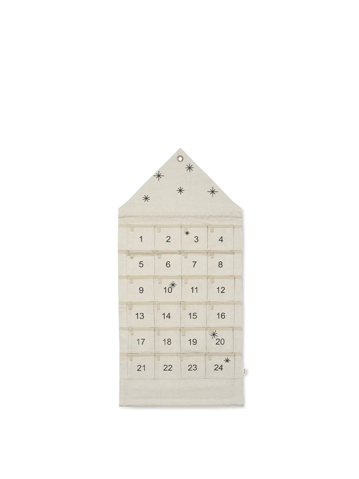 Ferm Living Star Advent Calendar - Sand