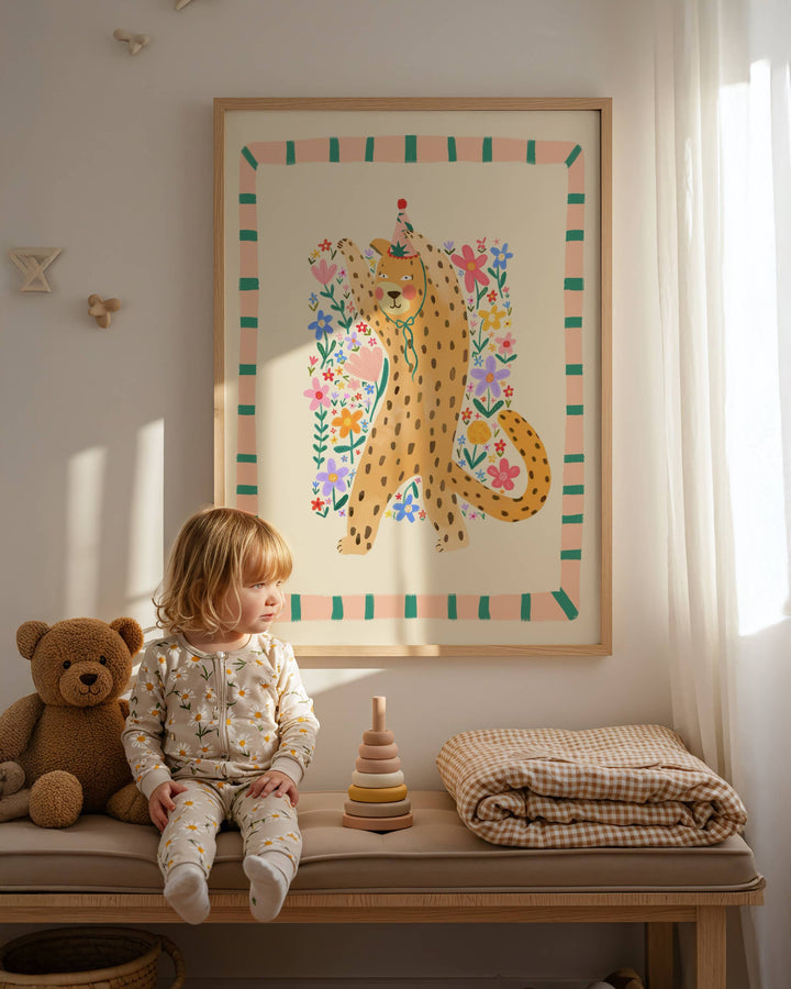 Kate Fox Design Luna Leopard Print - A3