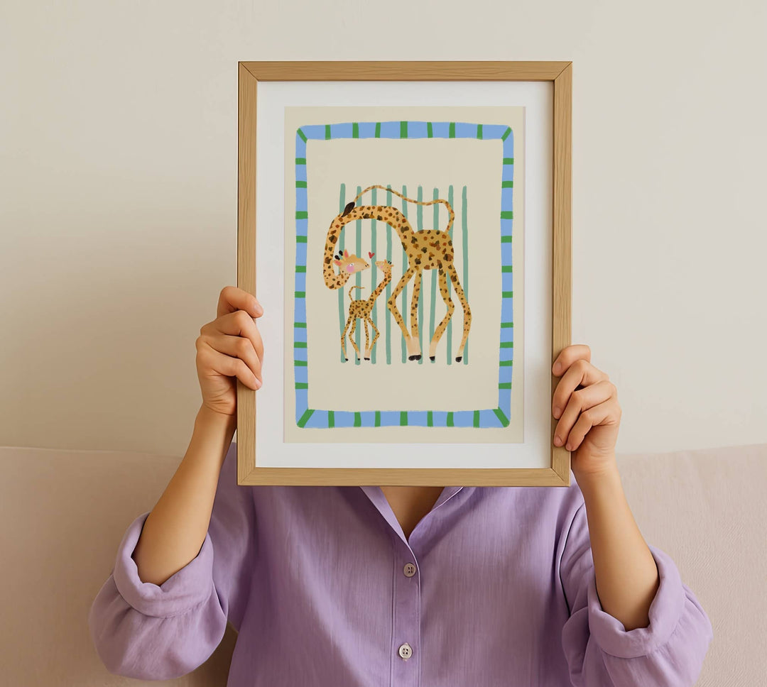 Kate Fox Design Gerald Giraffe Print - A3