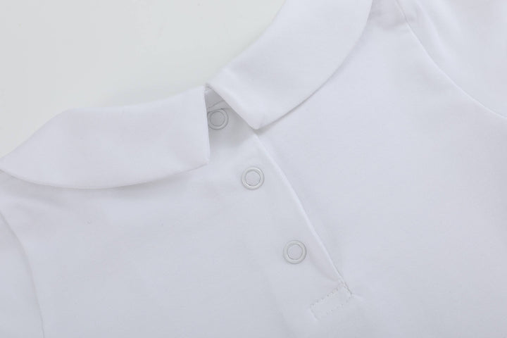 Ben & Lola Thomas Baby Collar Bodysuit - White