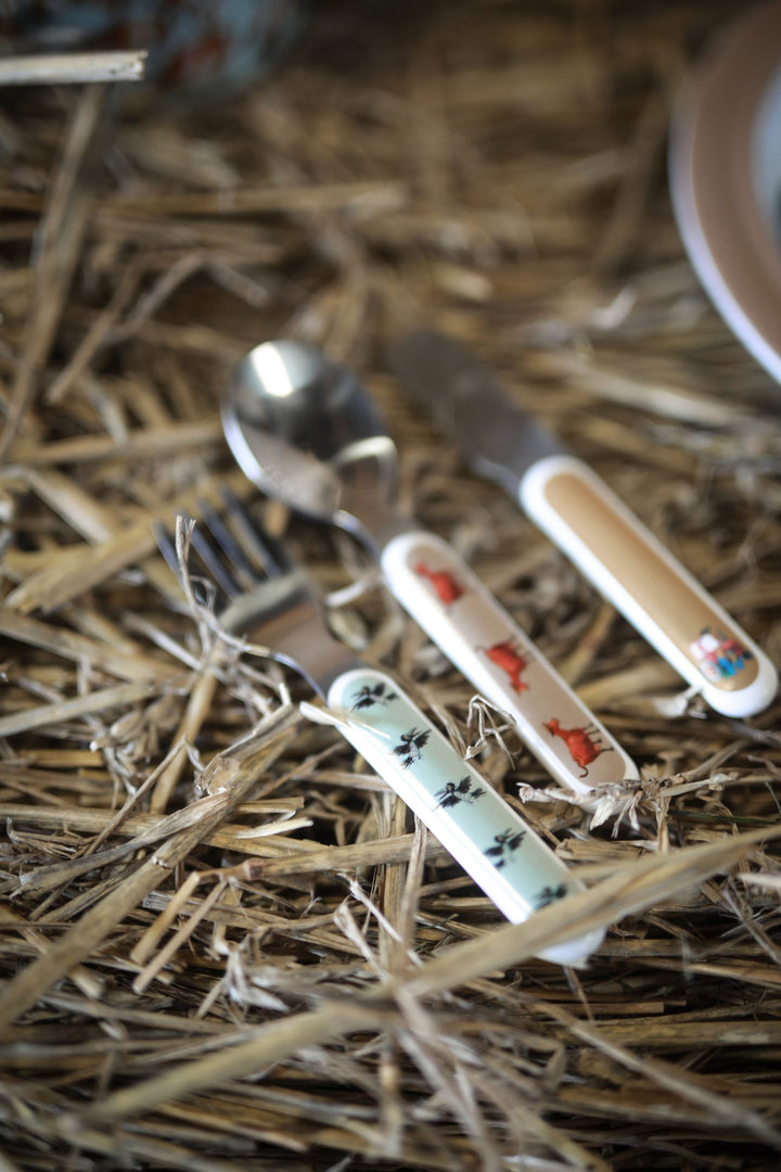Rätt Start Children's Mamma Mu Cutlery Set - Farm