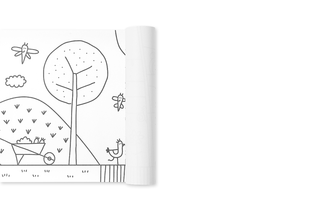 Edicare Editora Colouring 5 Metre Roll - Countryside