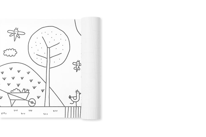 Edicare Editora Colouring 5 Metre Roll - Countryside