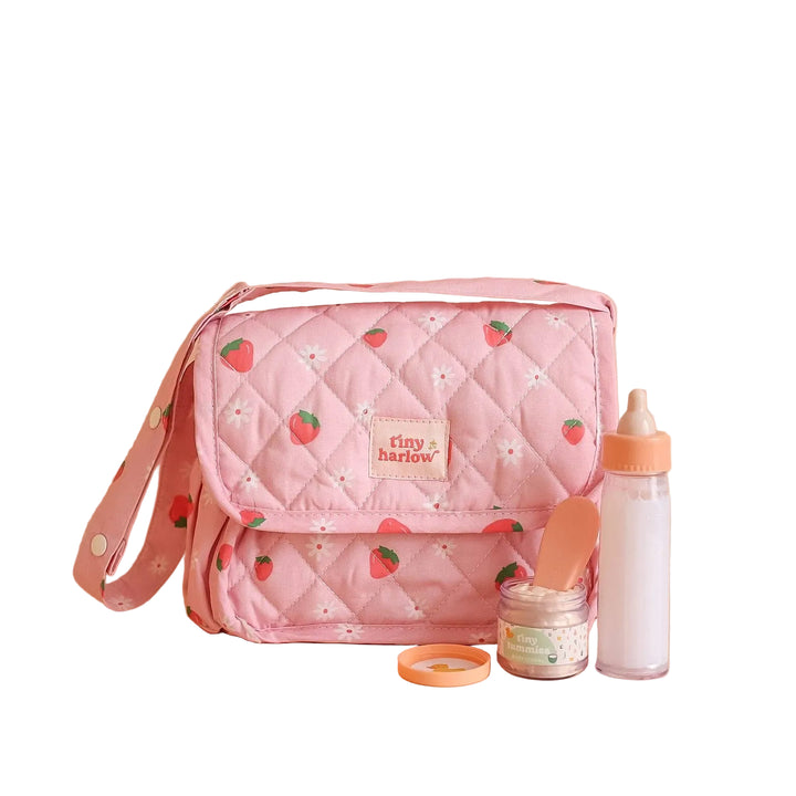 Tiny Harlow Doll Nurturers Set - Strawberry Picnic