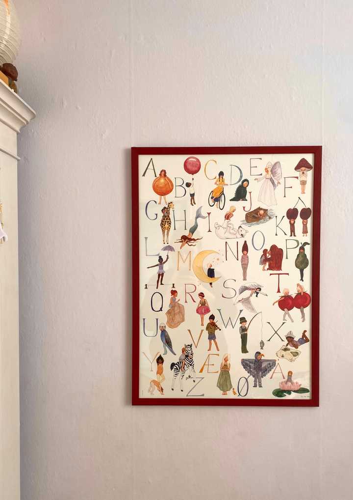 Tall Hat Tales ABC Print - 50 x 70