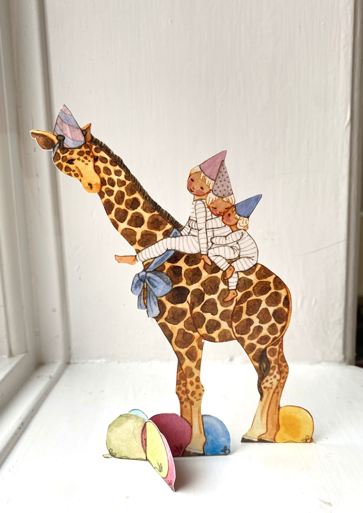 Tall Hat Tales Birthday Decoration - Giraffe