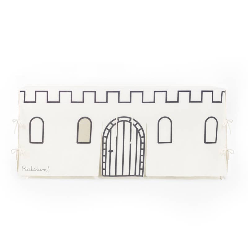 Ratatam! Castle Table Hut 90x200 cm - Black / Pre Order