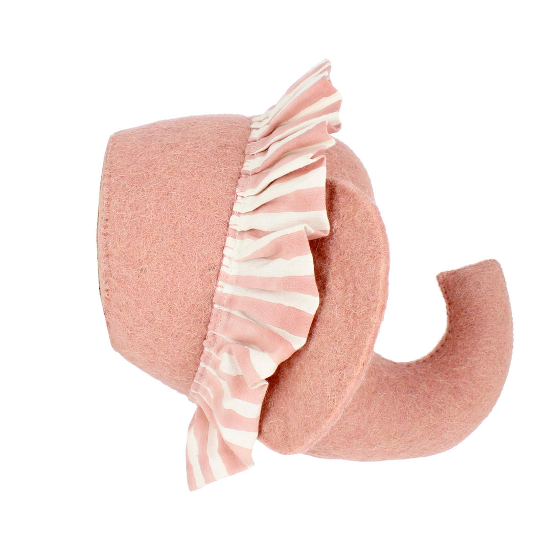 Fiona Walker England Elephant with Vintage Ruff Head Mini - Pink