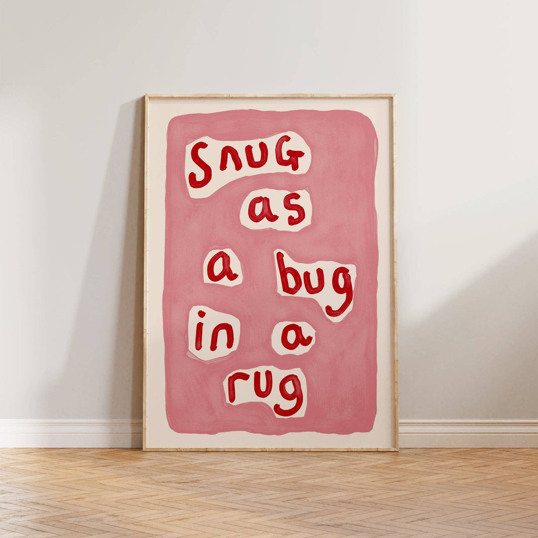 Lune Club Snug as a Bug Print - A3