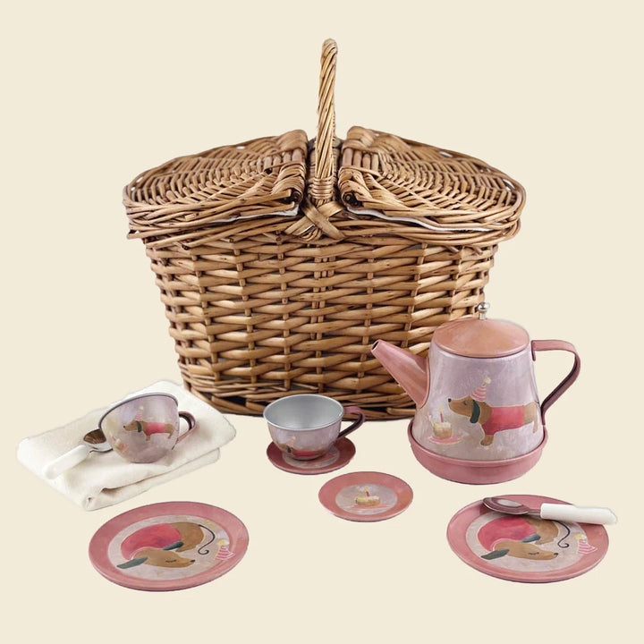 Egmont Toys Musical Tin Tea Set - Dogs / Pre Order