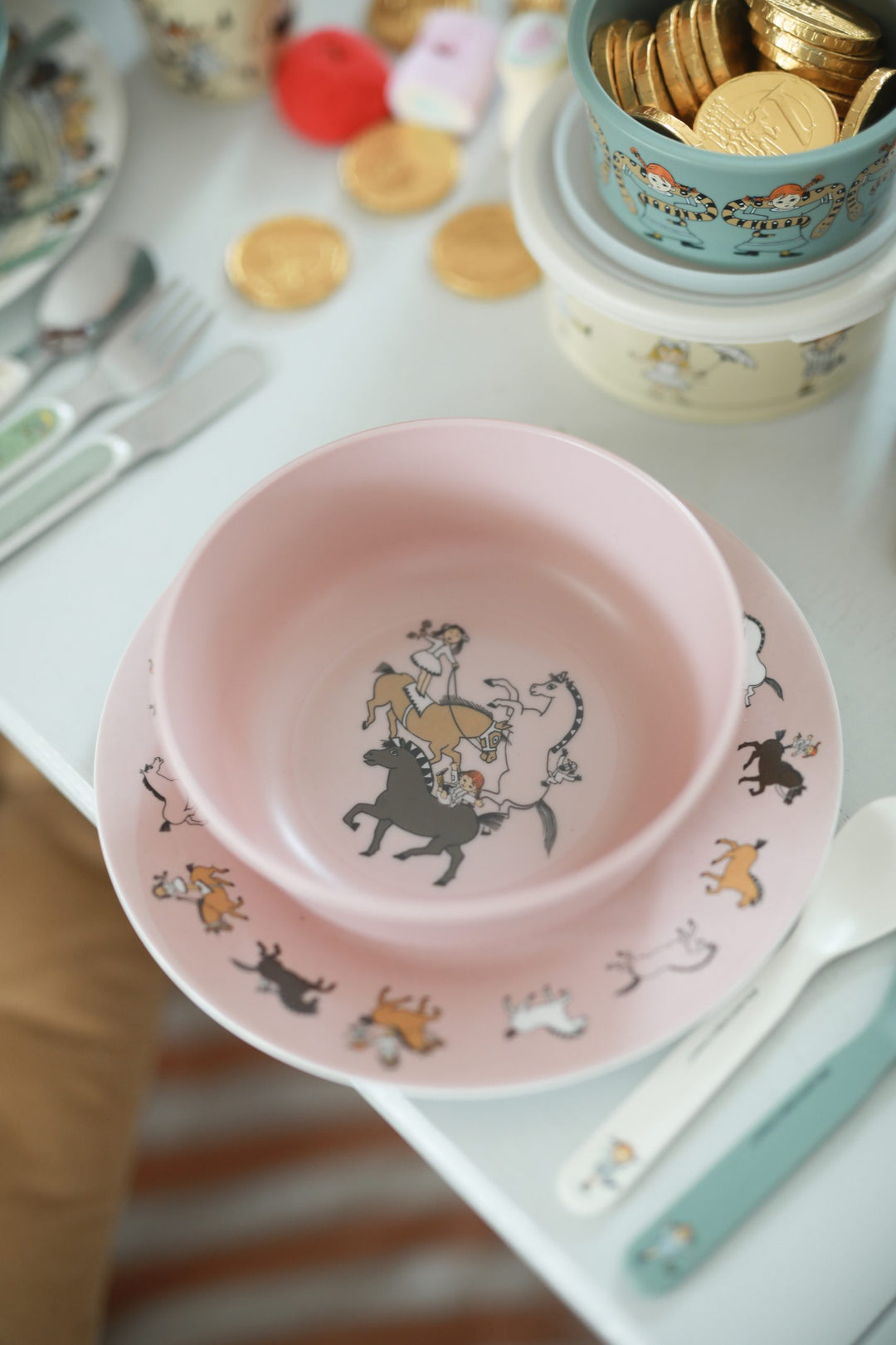 Rätt Start Children's Pippi Longstocking Bowl - Pippi Circus