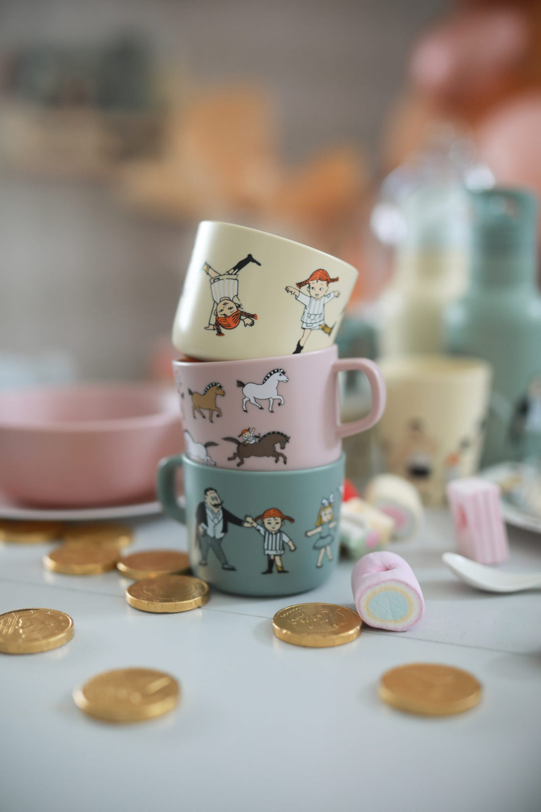 Rätt Start Children's Pippi Longstocking Mini Mug - Pippi Circus