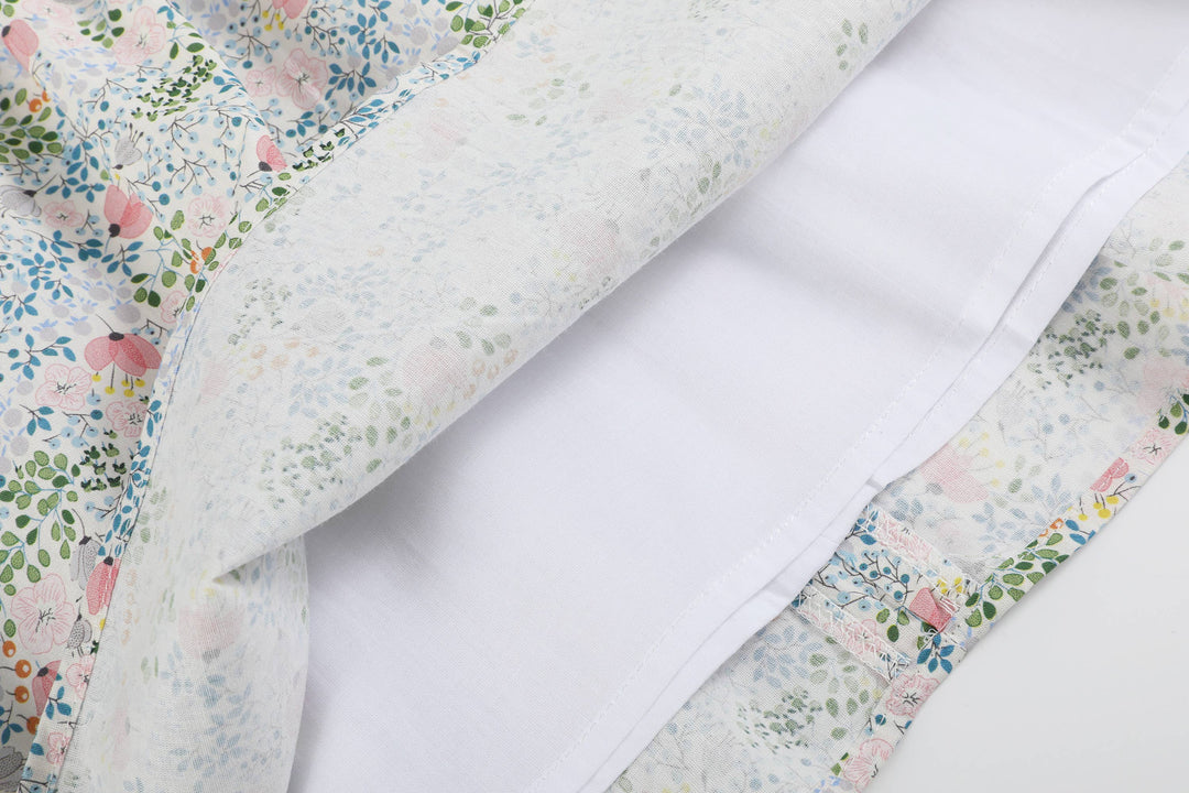 Ben & Lola Inger Floral Smock Dress - Soft Blue