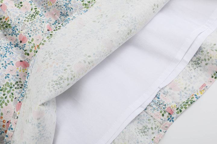 Ben & Lola Inger Floral Smock Dress - Soft Blue