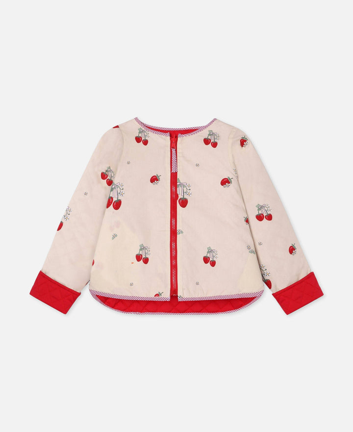 Fliink Kota Reversible Strawberry Jacket - Sandshell