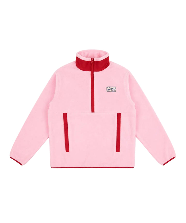 Sonnie Lini Fleece - Baby Pink / Red