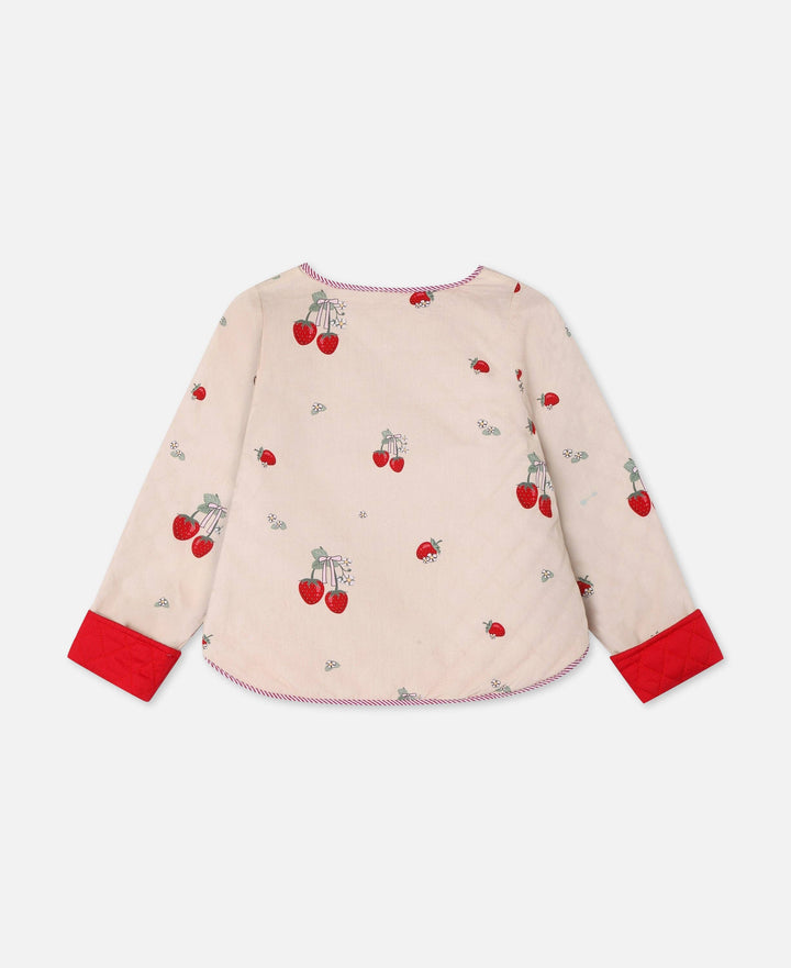 Fliink Kota Reversible Strawberry Jacket - Sandshell